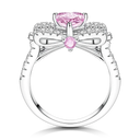 Sterling Silver Ring Sparking Purple