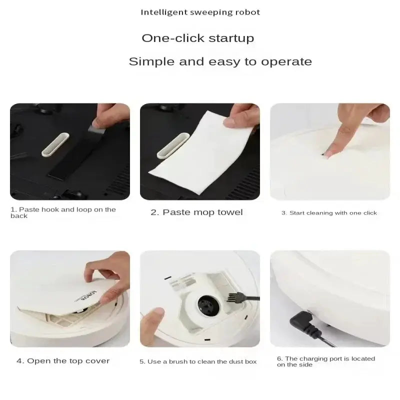 Smart Sweeping Floor Robot Ultra Quiet Vacuum Cleaner - OurLum.com
