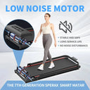 Foldable Under Desk Treadmill Walking Pad Space Saving Home Use