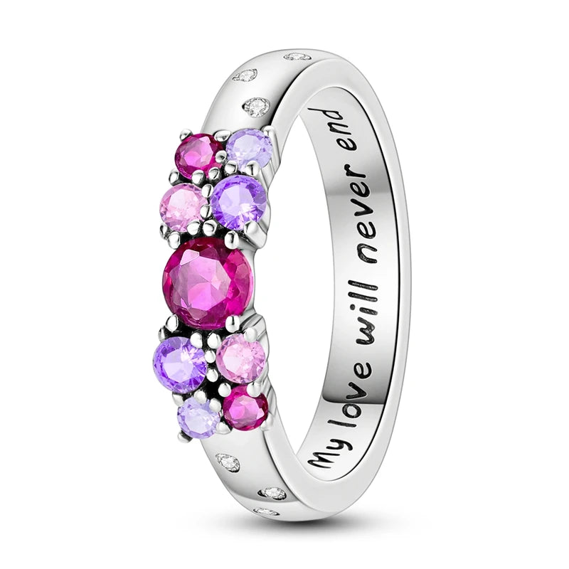 Mula Sterling Silver Ring Infinite
