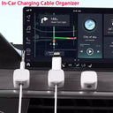 Magnetic Cable Holders - Tidy Under Desk Cables