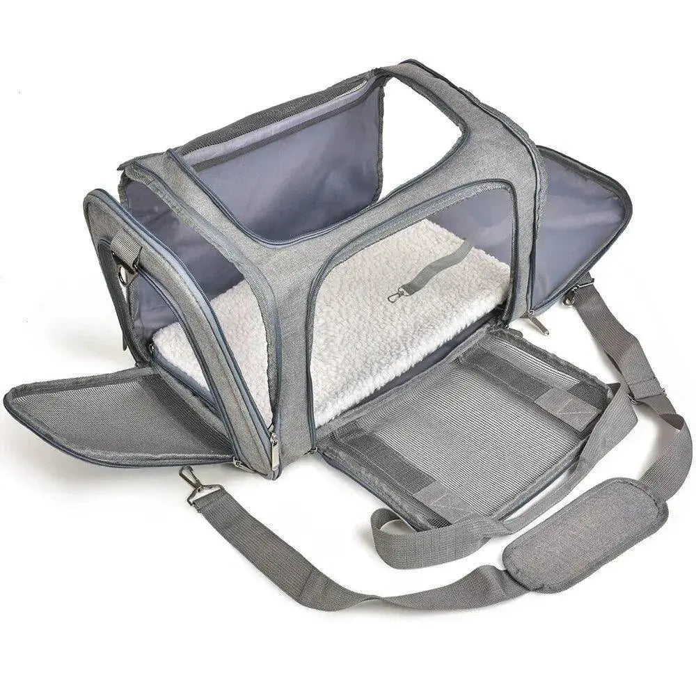 Soft Sided Pet Travel Backpack For Small Dogs And Cats