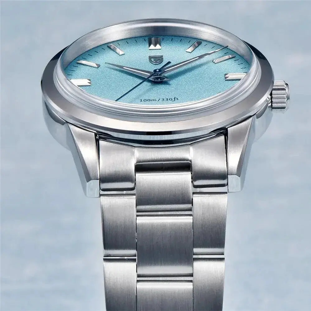 Elegant Sapphire Crystal Men's Watch With Japanese Movement