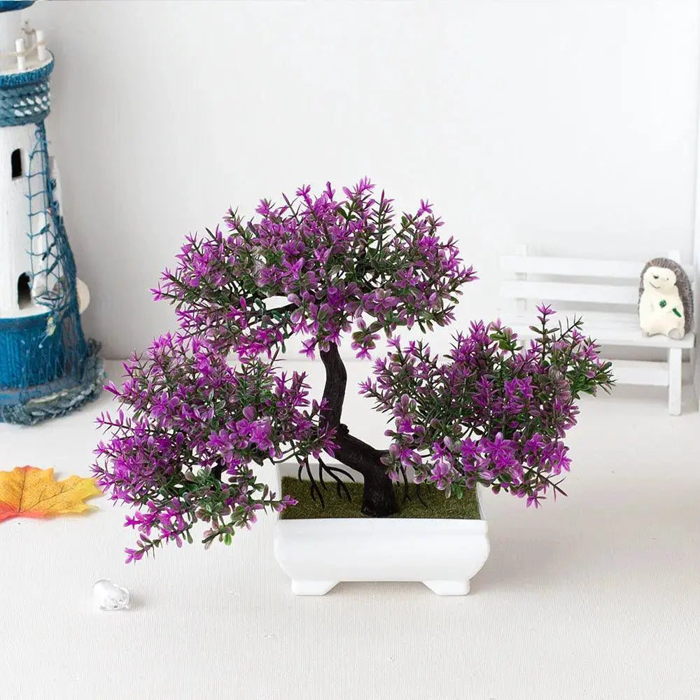 Low Maintenance Bonsai Desk Plant Decor — C2