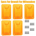 5pcs Tool Holder Dock Wall Mount Storage Rack For Milwaukee Tools
