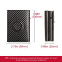 Men Smart Wallet AirTag Case With Credit Card Holder
