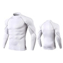 Men's Turtleneck Quick Dry Long-Sleeved Compression T-Shirt