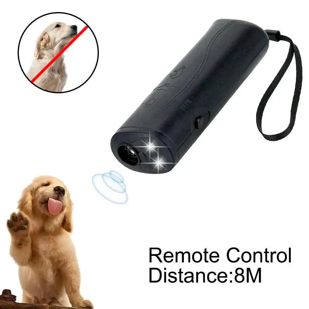 Dog Bark Control Ultrasonic Repeller LED Training Device