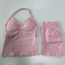 Yoga Set Breathable Sexy Halter Sports Bra