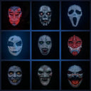 Bluetooth APP Control Smart LED Face Masks For Halloween