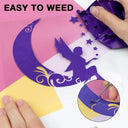 HTVRONT 12 Pack Multi Color Heat Transfer Vinyl Roll for DIY