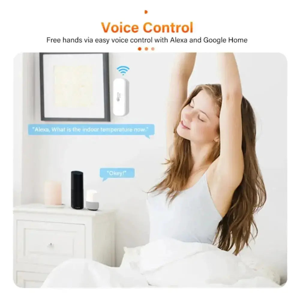Smart Temperature and Humidity Sensor for Home Security