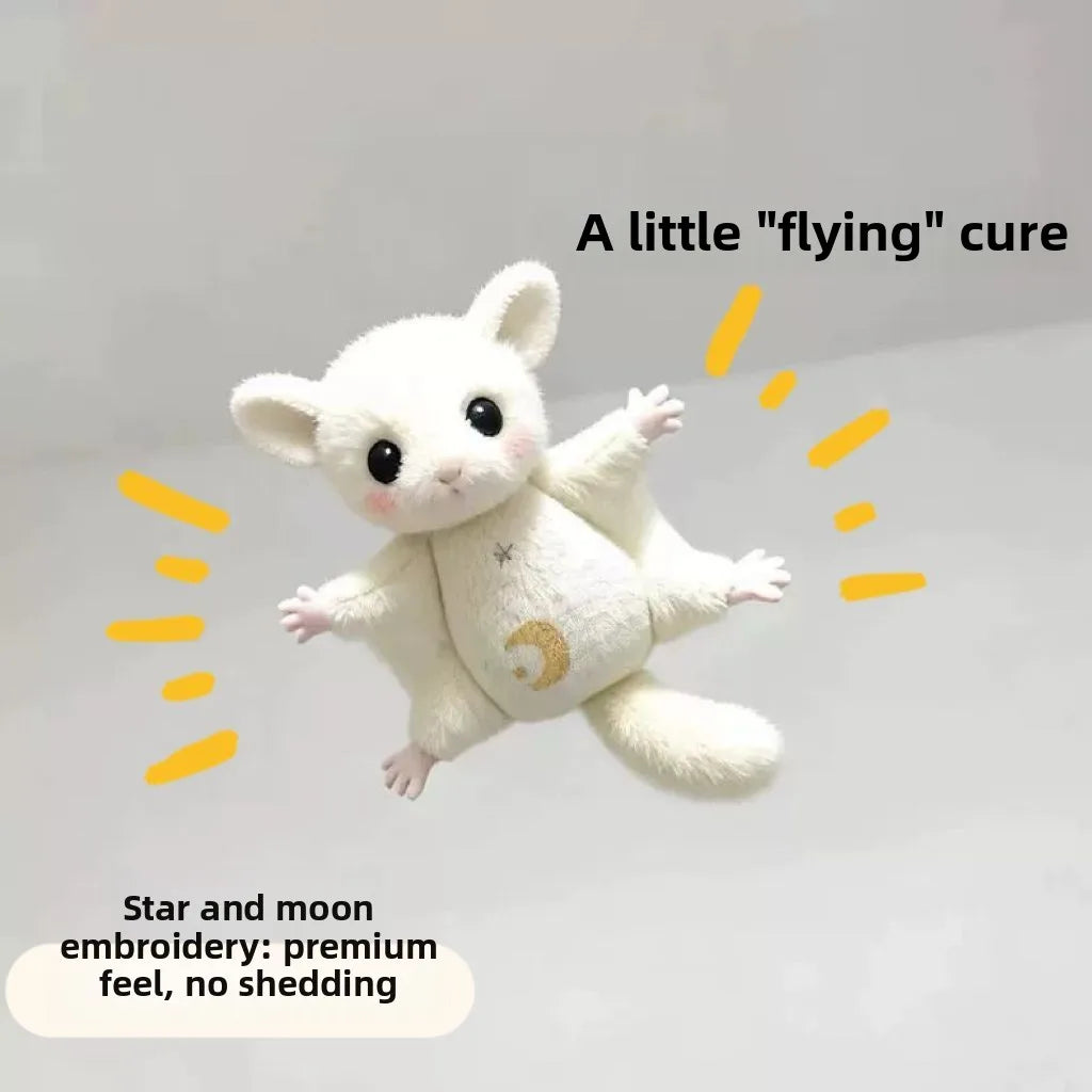 Flying Squirrel Plush Keychain Toy