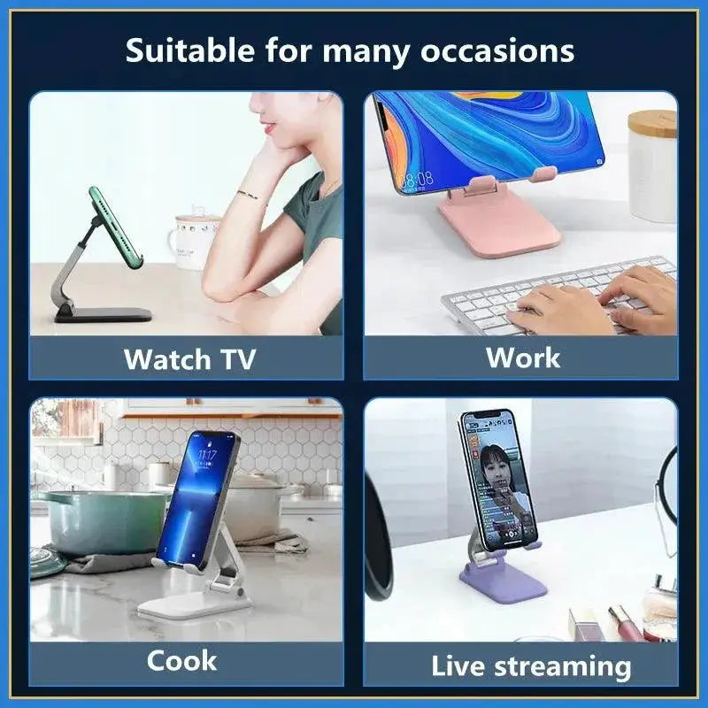 Adjustable Foldable Phone and Tablet Stand Universal Holder