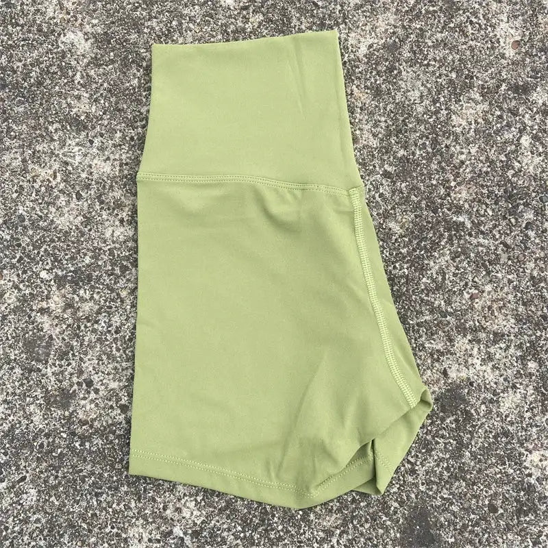 Plus Size High Waist Yoga Shorts - Stretchy — product view 11