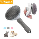 Pet Grooming Kit: Stainless Steel Comb for Long Hair Pets