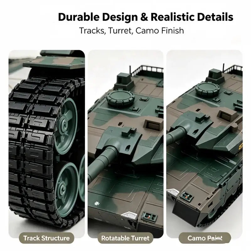 TONGLI Large RC Battle Tank Tracked Off-Road Vehicle — product view 7