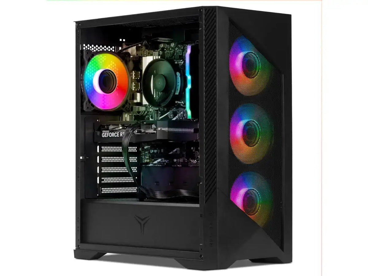 Yeyian Gaming Desktop Pc Ypi-Ed44F0B-5601N Intel Core I5-14400F 16Gb Ddr5 1Tb Nvme Ssd Geforce Rtx 5060 Windows 11 Home
