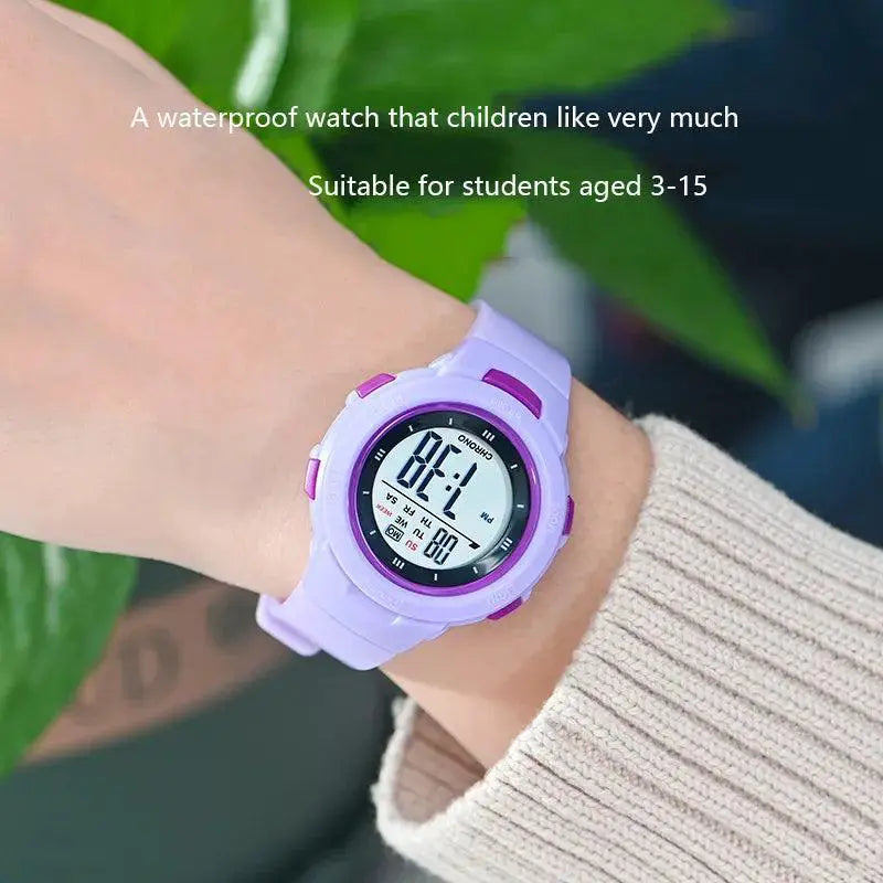 Trendy Waterproof Smart Watch For Kids Durable Timepiece