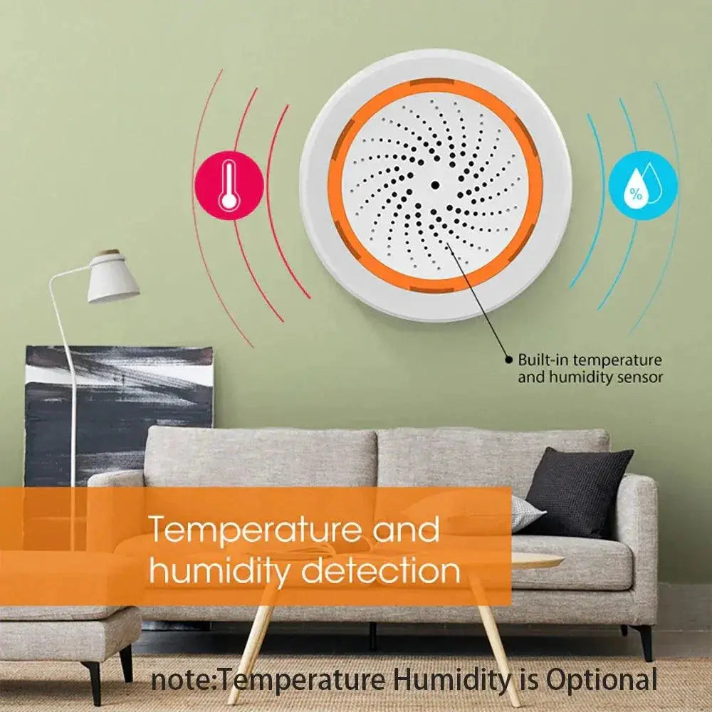 Smart Home Security Siren Enhanced Protection Alerts