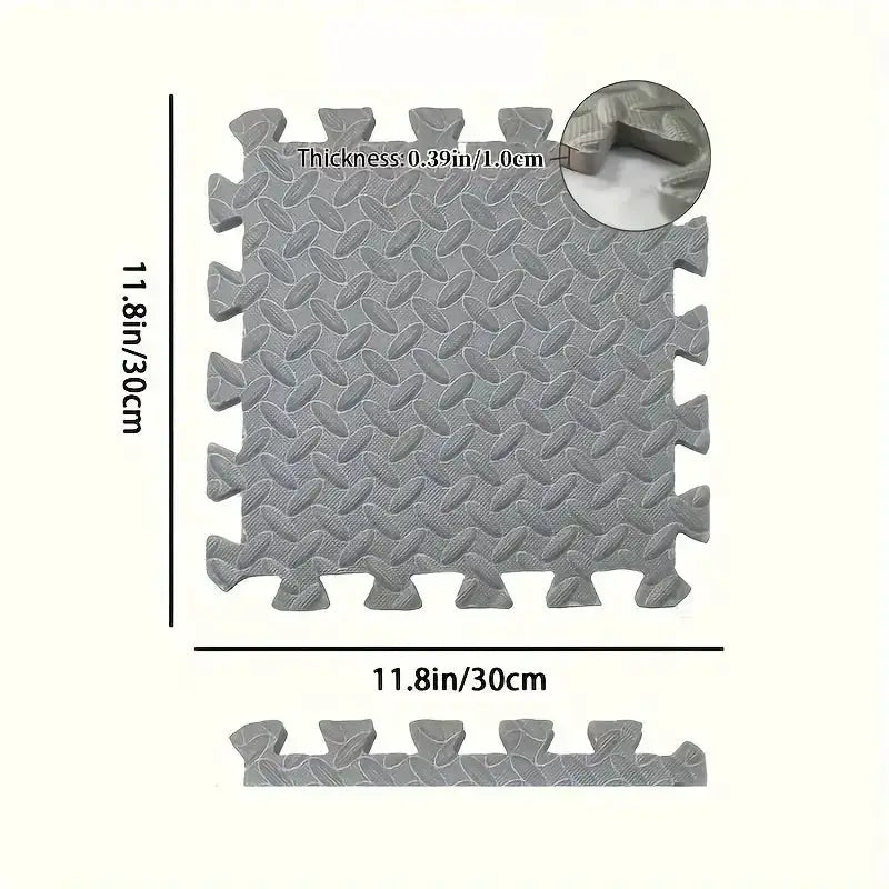 Interlocking Yoga Mats - Soft Non Slip Protection — product view 9