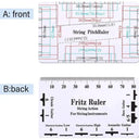 Precise Guitar Gauge Ruler For Luthiers