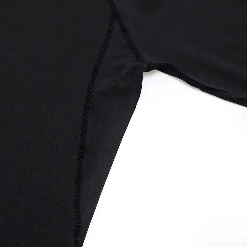 Men Running Compression Long Sleeve Shirt Athletic Top
