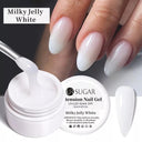Milky Pink Jelly Gel Polish for Vibrant Professional Manicures