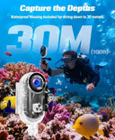Smart 4K Action Camera For Moto Riders POV On Road