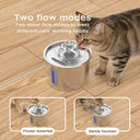 Automatic Cat Water Fountain 74oz Stainless