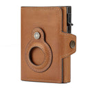 Anti-scan Magnet Credit Card Holder Wallet Genuine Leather