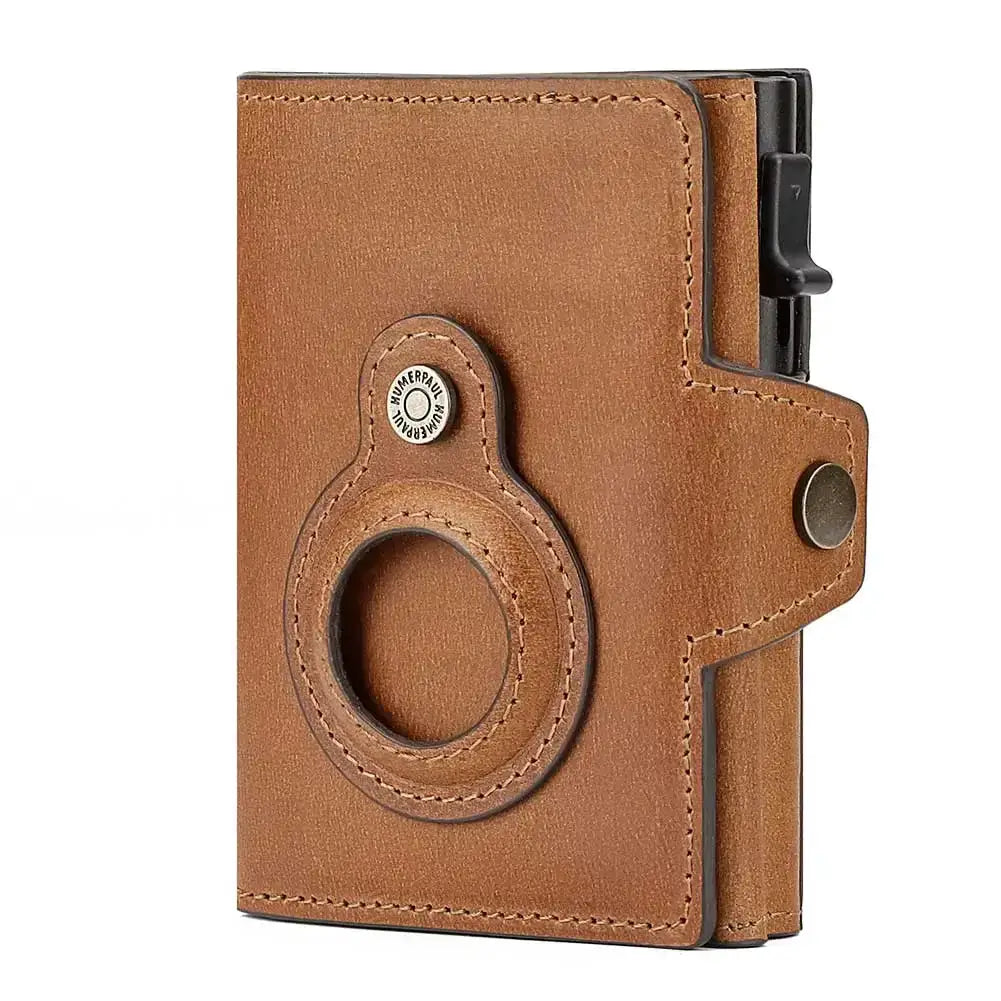 Leather Card Wallet with RFID Blocking — product view 9