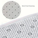 Thickened Solid Color Bathroom Flannel Foot Mat Non-Slip