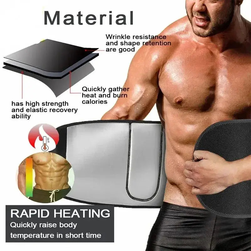 Aiithuug Unisex Waist Trainer Corset Slimming Belt For Gym