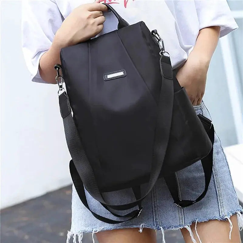 New Women Multifunction Nylon Backpack For Girls Casual Bag