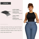 High Stretch Tummy Control Denim-Like Leggings for Women