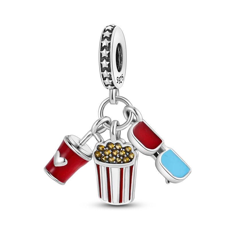 Red Color Series Charm Beads