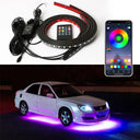Kayueli Car Underbody LED Light Strip RGB Neon Lights App Remote Glow