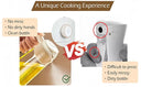 1-2PCS 2in1 Olive Oil Dispenser Bottle 500ml Cooking Tool