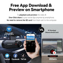 Clear 2.5K Dash Cam for Rideshare Pros