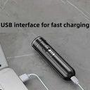 Men Electric Razor - Compact Wet Dry One Touch Cordless