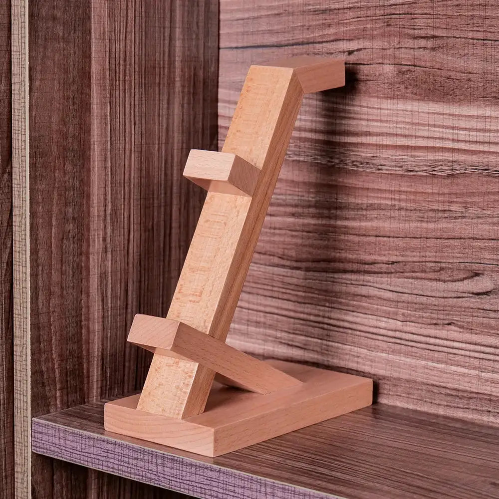 Wood Headset Stand - Saves Desk Space — product view 5