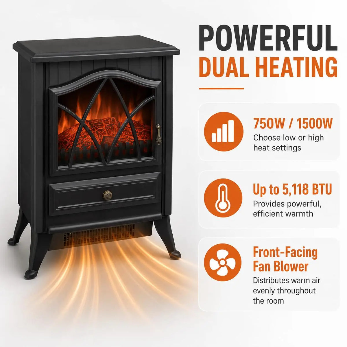 Portable LED Room Heater