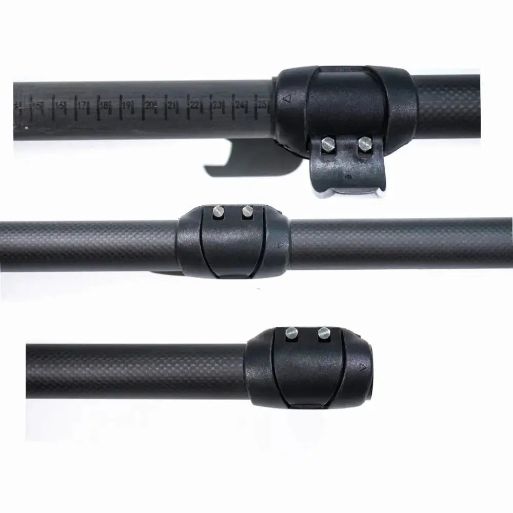 Stock Black Carbon Matte PVC Kayak Paddle Double ABS Blades — product view 3