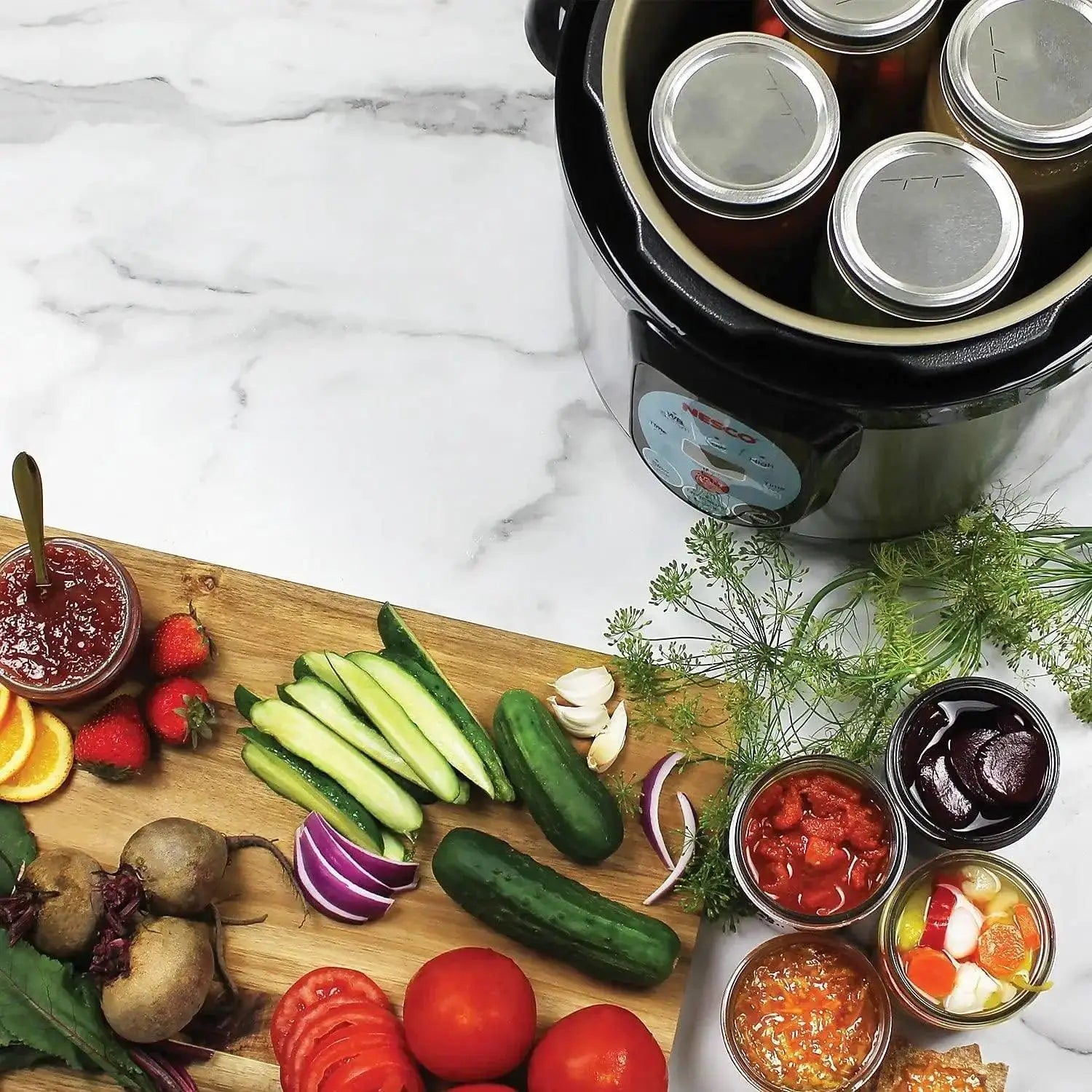 Stainless Steel 9.5 Quart Electric Pressure Cooker Canner