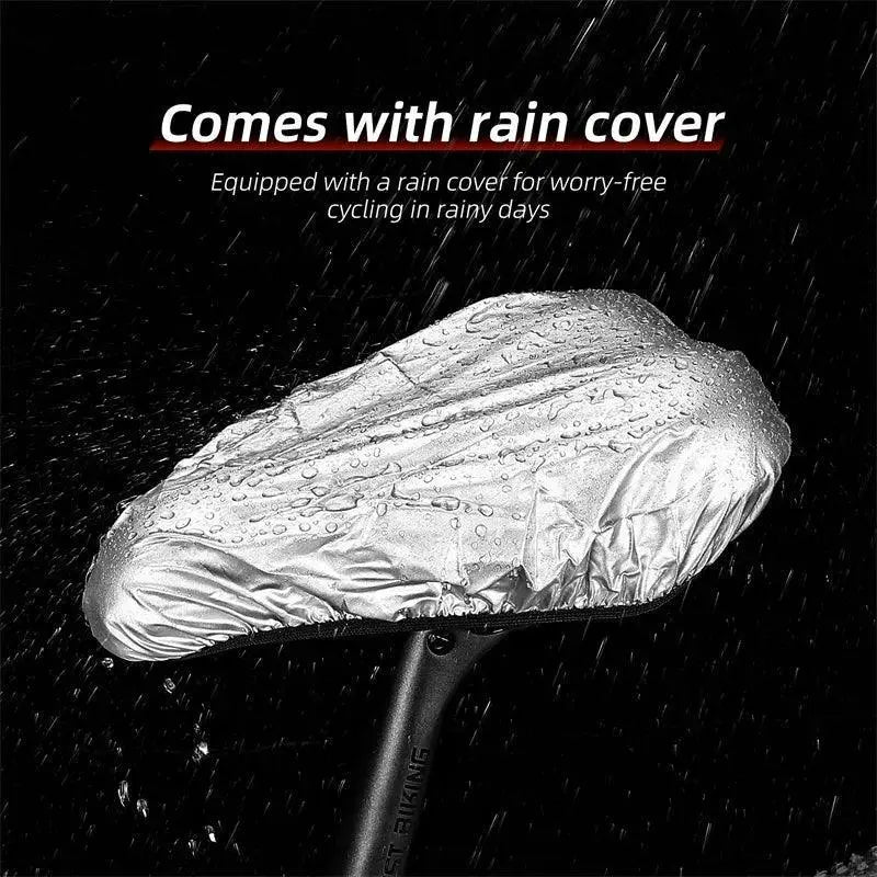 Gel Bicycle Saddle Cover With Memory Foam For Comfort