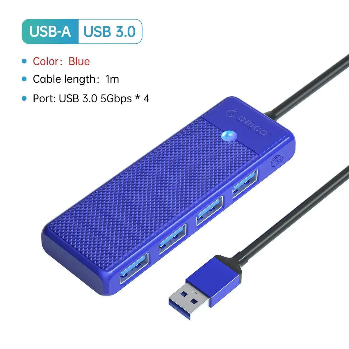 Fast USB-C Hub for Laptops, Ports — product view 11