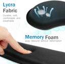 Ultimate Ergonomic Memory Foam Wrist Rest Pad for Comfort