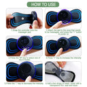 2 3 4Pcs Electric Smart Neck Massager Set 8 Modes 19 Levels