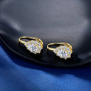 Oxtao Gold Moissanite Clip Earring